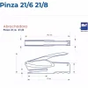 Abrochadora MIT Pinza 21/6 - 21/8 Pintada