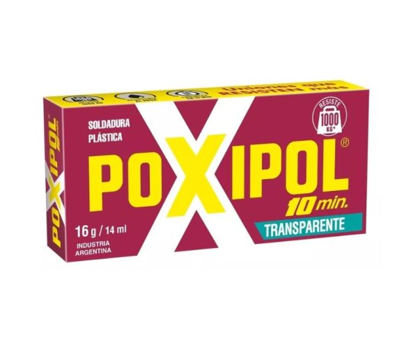 Adhesivo POXIPOL Transparente 10 Minutos 16grs