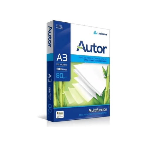 Resma A3 AUTOR 80grs