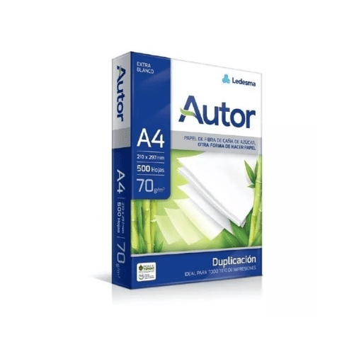 Resma A4 AUTOR 70grs