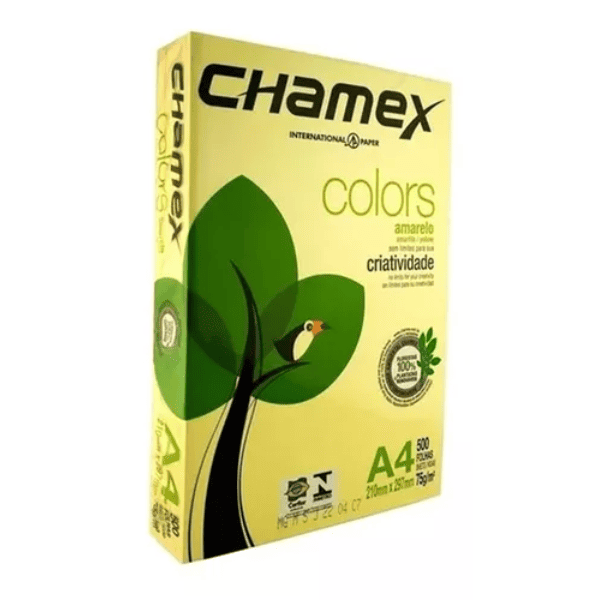 Resma A4 CHAMEX 75grs - Amarillo