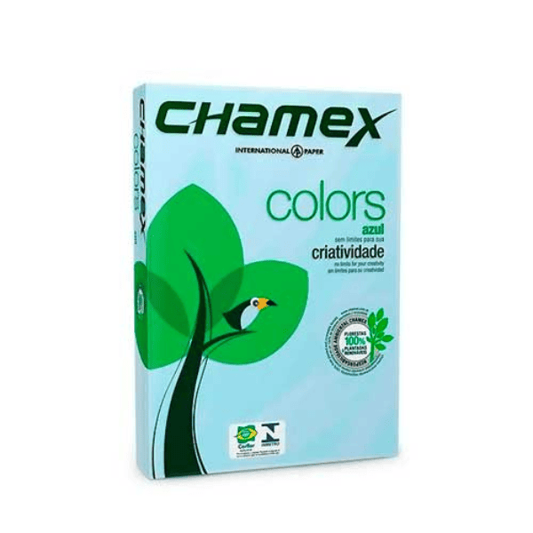 Resma A4 CHAMEX 75grs - Celeste