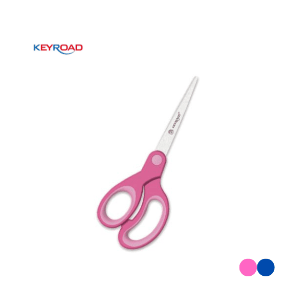 Tijera KEYROAD Soft Grip 17cm para Zurdos