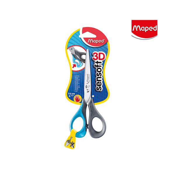 Tijera MAPED Sensoft 16cm para Zurdo