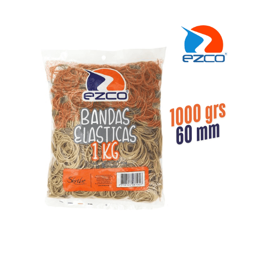 Bandas Elásticas EZCO 1000grs 60mm