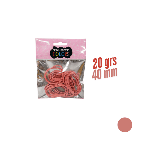 Bandas Elásticas TALBOT 20grs 40mm Rosa