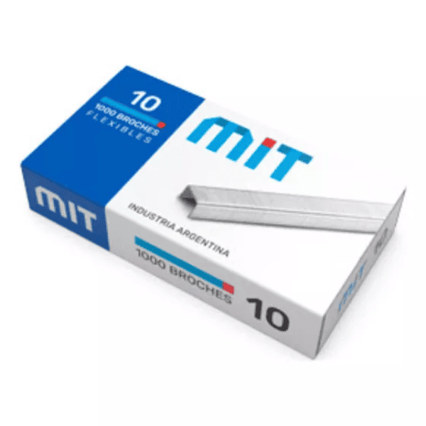 Broches MIT Nº10 (20 hojas) - Caja 1000 Un
