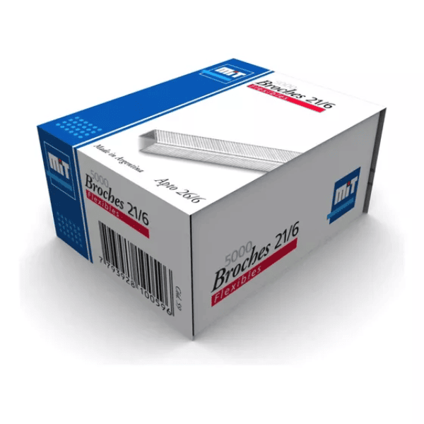 Broches MIT 21/6 (20 hojas) - Caja 5000 Un