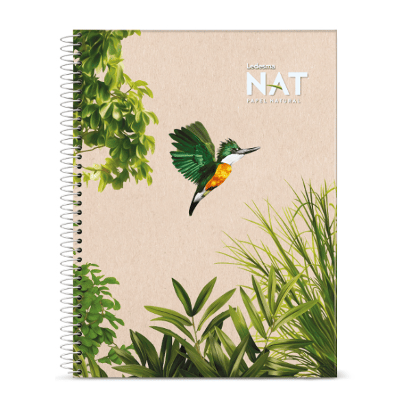 Cuaderno con espiral A4 NAT 70 hojas Cuadriculadas