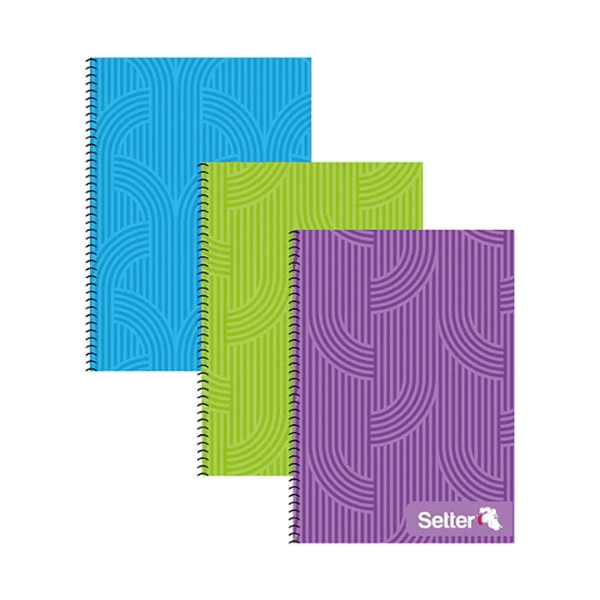 Cuaderno con espiral A4 SETTER Colors 84 hojas Rayadas