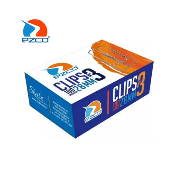 Clips metálicos Nro 3 EZCO 100un