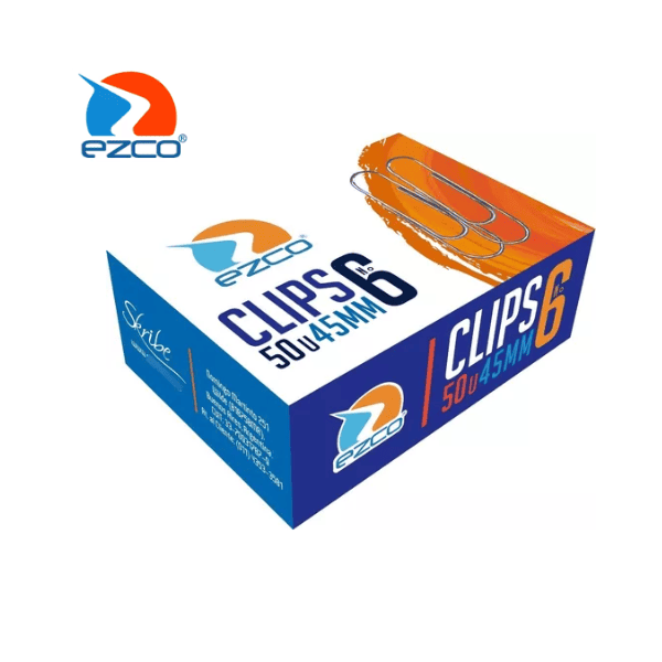 Clips metálicos Nro 6 EZCO 50un