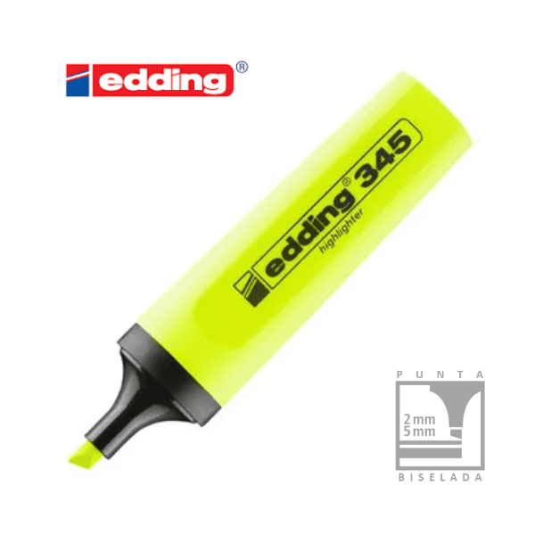 Resaltador EDDING E-345 Highlighter Amarillo