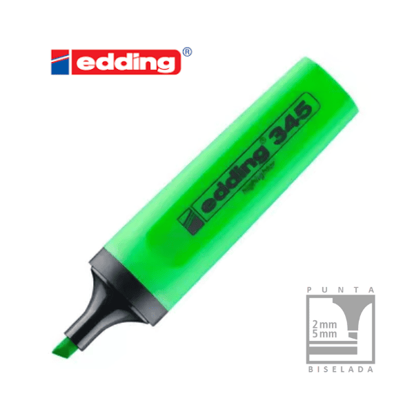 Resaltador EDDING E-345 Highlighter Verde