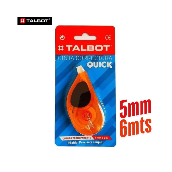 Corrector cinta TALBOT Quick