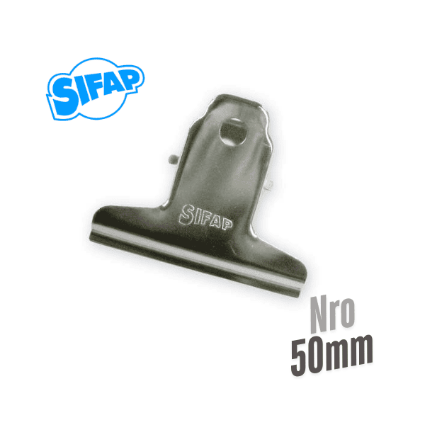 Aprietapapel niquelado SIFAP 50mm