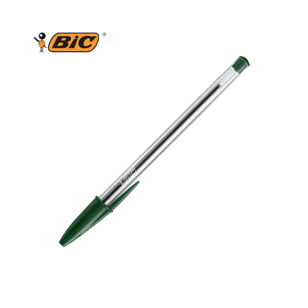 Bolígrafo BIC Cristal Dura+ 1mm Verde