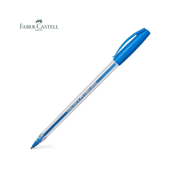Bolígrafo FABER-CASTELL Trilux 032 1mm Celeste