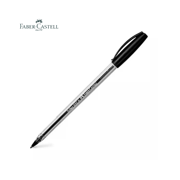 Bolígrafo FABER-CASTELL Trilux 032 1mm Negro