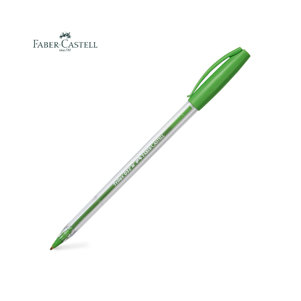 Bolígrafo FABER-CASTELL Trilux 032 1mm Verde claro