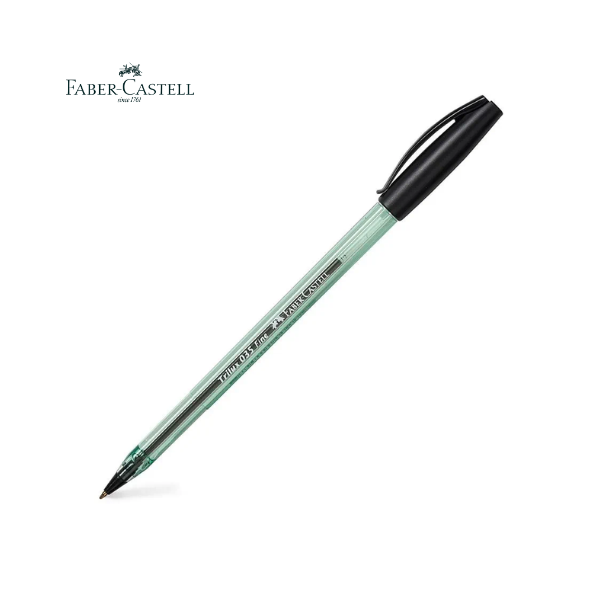 Bolígrafo FABER-CASTELL Trilux 035 0.8mm Negro