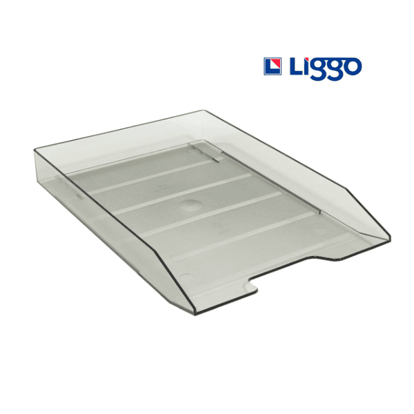 Bandeja Oficio LIGGO 1 piso apilable - Humo