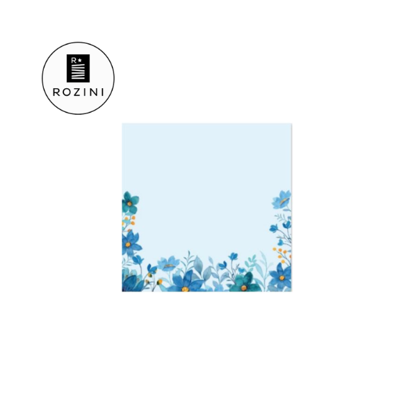 Block anotador ROZINI Impronta liso 9cm x 9cm