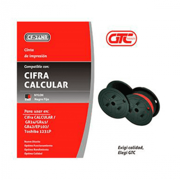 Cinta de impresión GTC CF-24NR