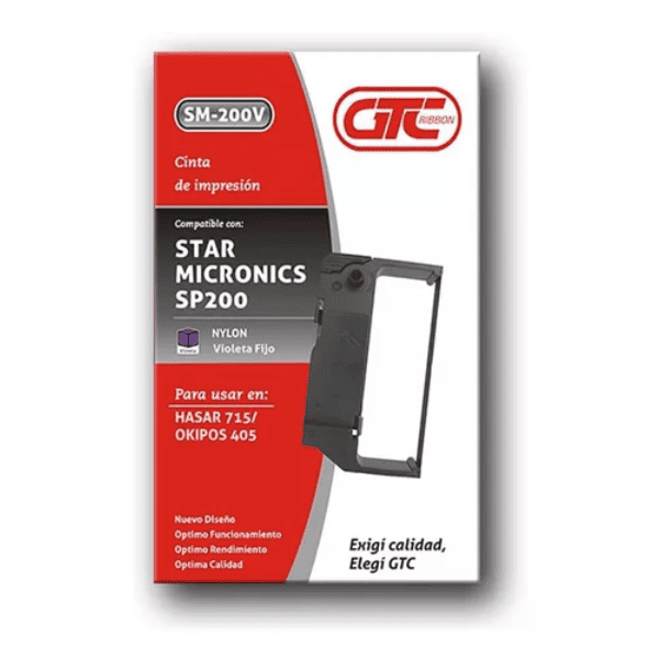 Cinta de impresión GTC SM-200V