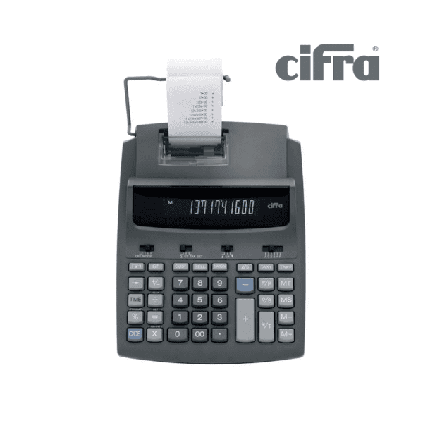 Calculadora de escritorio Cifra PR-255T con Impresor de Uso Intensivo