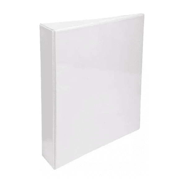 Carpeta plástica con anillos 2/40 THE-PEL Oficio Blanca