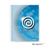 Caderno con espiral A4 MIS APUNTES 4 Elementos 80 hojas