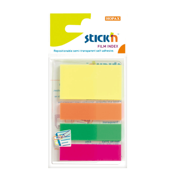 Banderitas 45x12 y Notas 25x45 adhesivas STICK´N 130 hojas