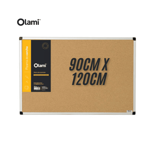 Pizarra de corcho OLAMI 90cm x 120cm