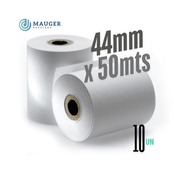 Rollo papel obra 44mm x 50mts MAUGER Pack 10Un