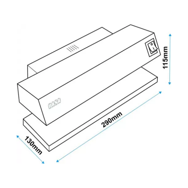 Detector billetes falsos DASA 6DB luz UV