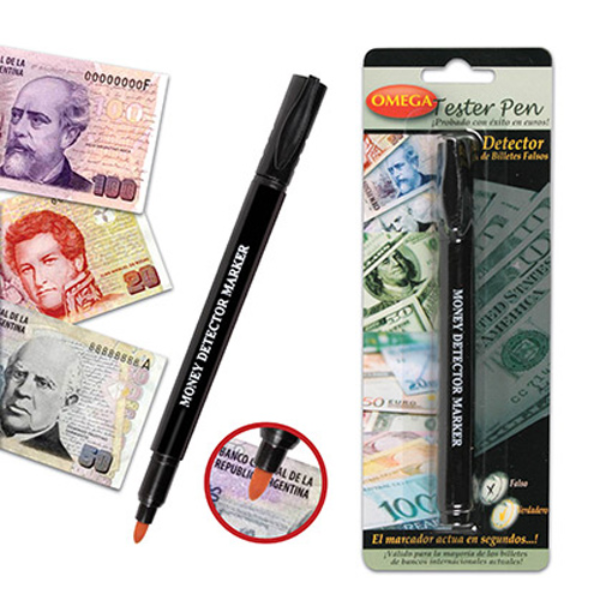 Lápiz detector billetes falsos OMEGA