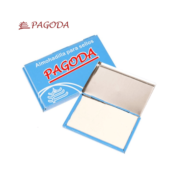 Almohadilla para sello PAGODA estuche metal