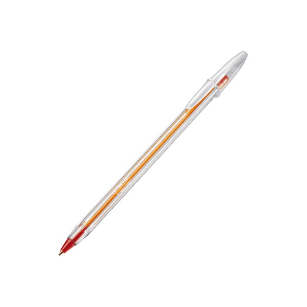Bolígrafo BIC Cristal Precisión Fina 0.8mm Rojo