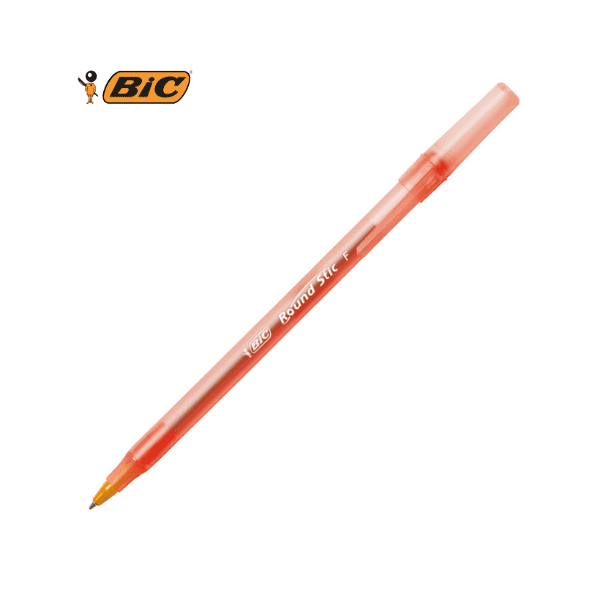 Bolígrafo BIC Round Stic 1.0mm Roja