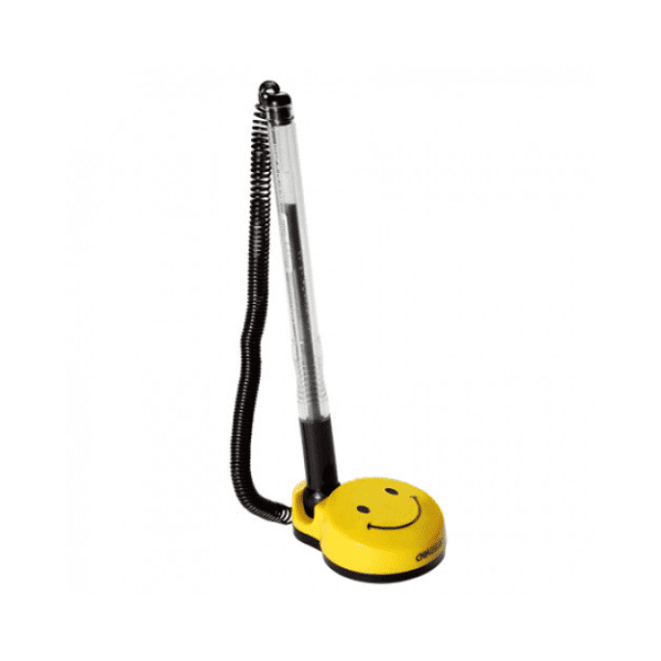 Bolígrafo con cordón DELI Smile Gel 0.5mm Negro