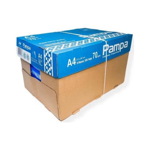 Resmas A4 PAMPA 70grs - Caja 10 Un