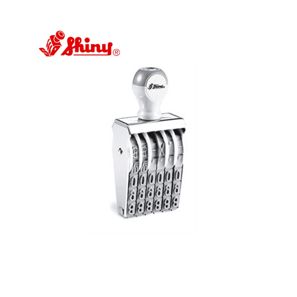 Sello numerador SHINY 6 bandas - 7mm