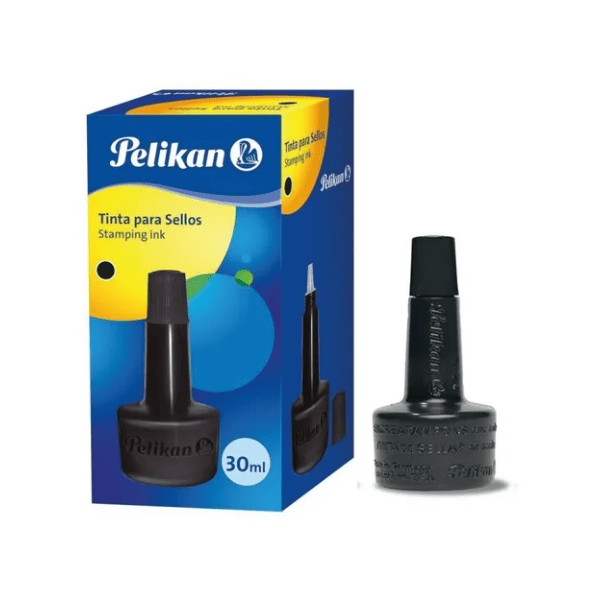 Tinta para sellos PELIKAN 28cc Negra