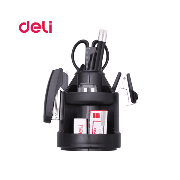 Organizador de escritorio DELI Maxi giratorio 15 Piezas