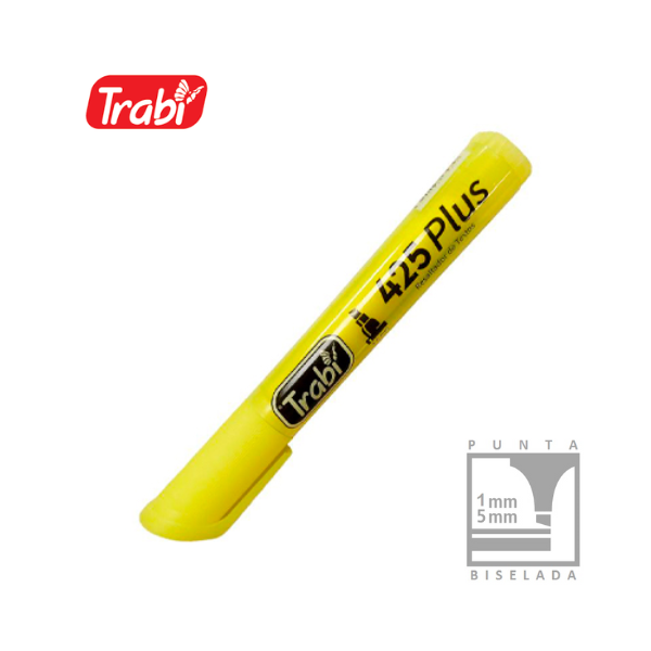 Resaltador TRABI 425 Plus Amarillo