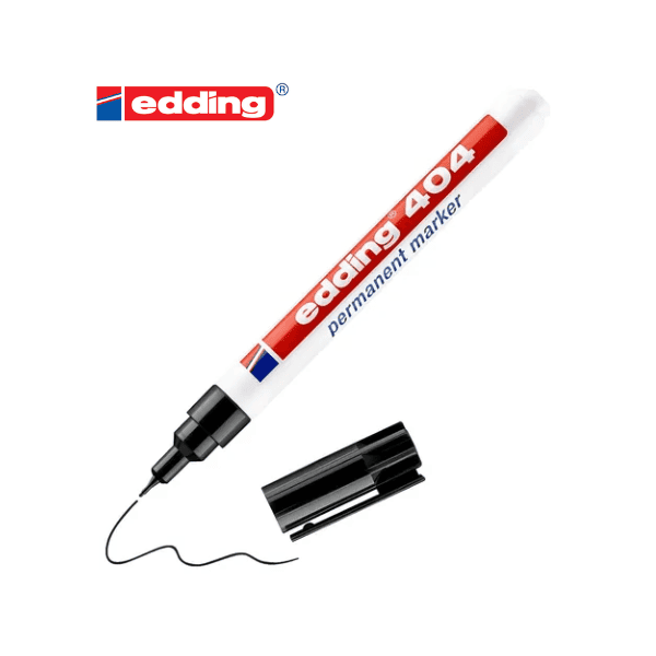 Marcador permanente EDDING E404 Negro