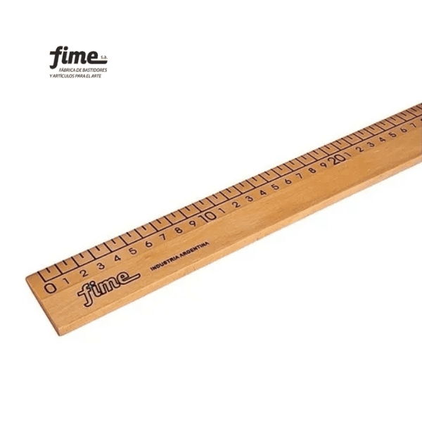 Regla FIME madera 40 cm