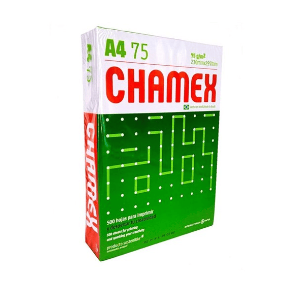 Resma A4 CHAMEX 75 grs