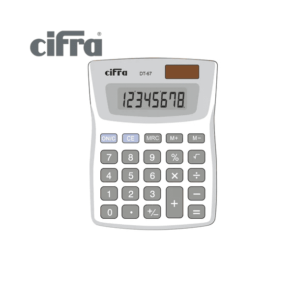 Calculadora de escritorio CIFRA DT-67